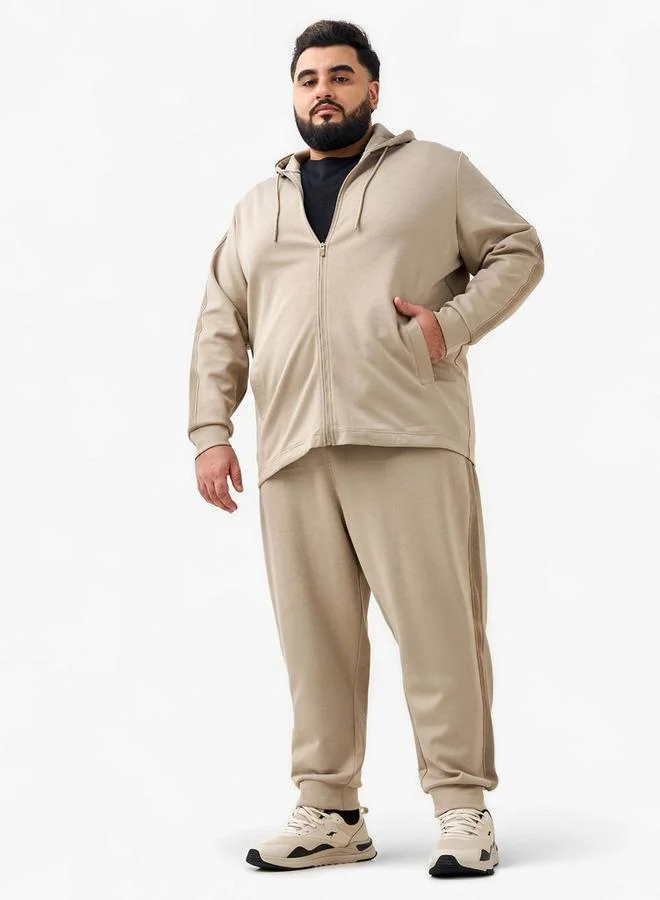 ماكسيم Men Zip-Through Hooded Sweatshirt